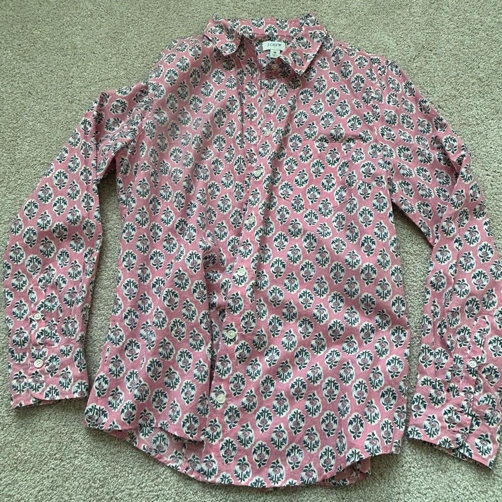 J crew factory cotton blouse